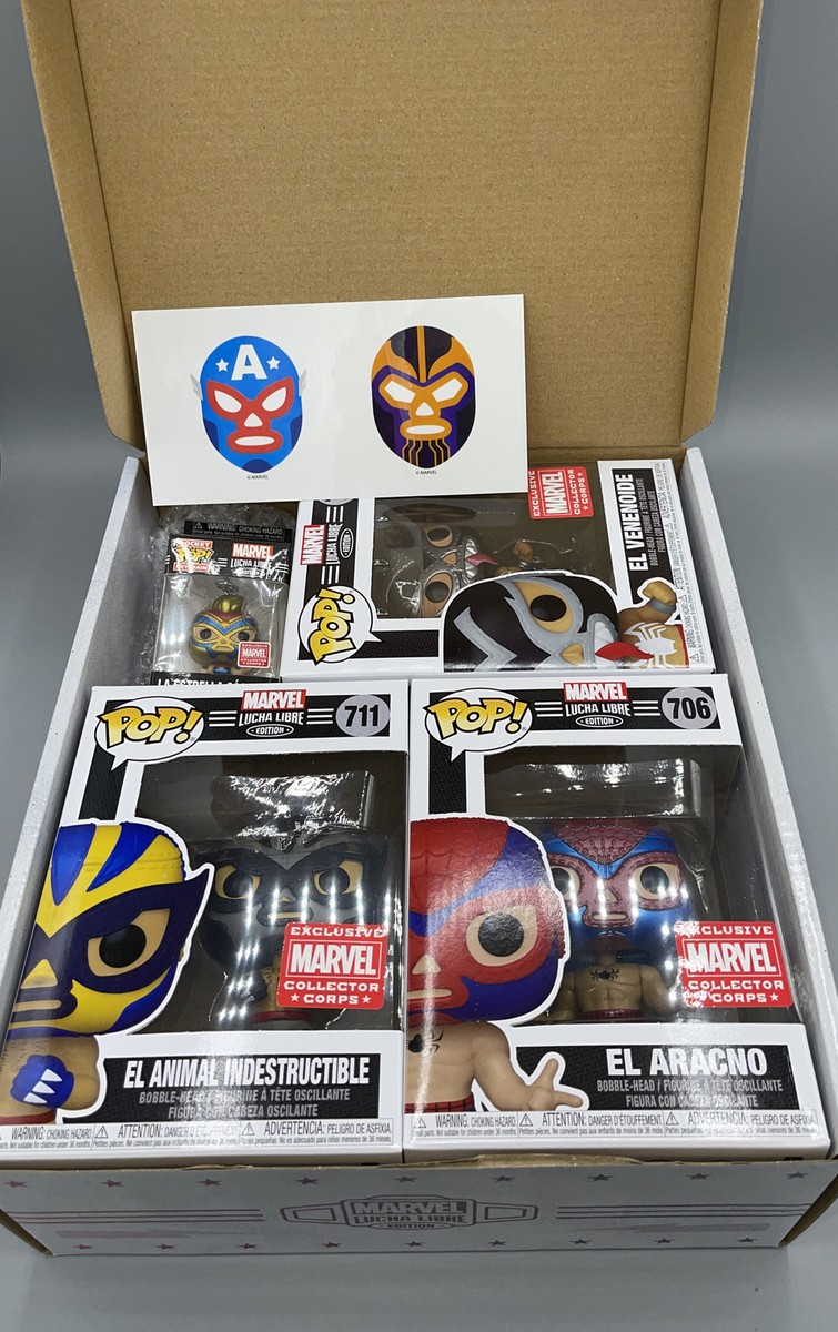 Funko Pop! Lucha Libre Edition Marvel Collector Corps Box New | eBay