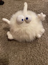 2010 Fisher Price Not So Scary Monster White Plush Mattel D