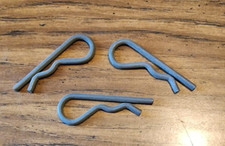 1/8" dia.- 2-1/32" Length Cotter HITCH PIN/HAIR PIN CLIPS 3 Pcs. New Made in USA