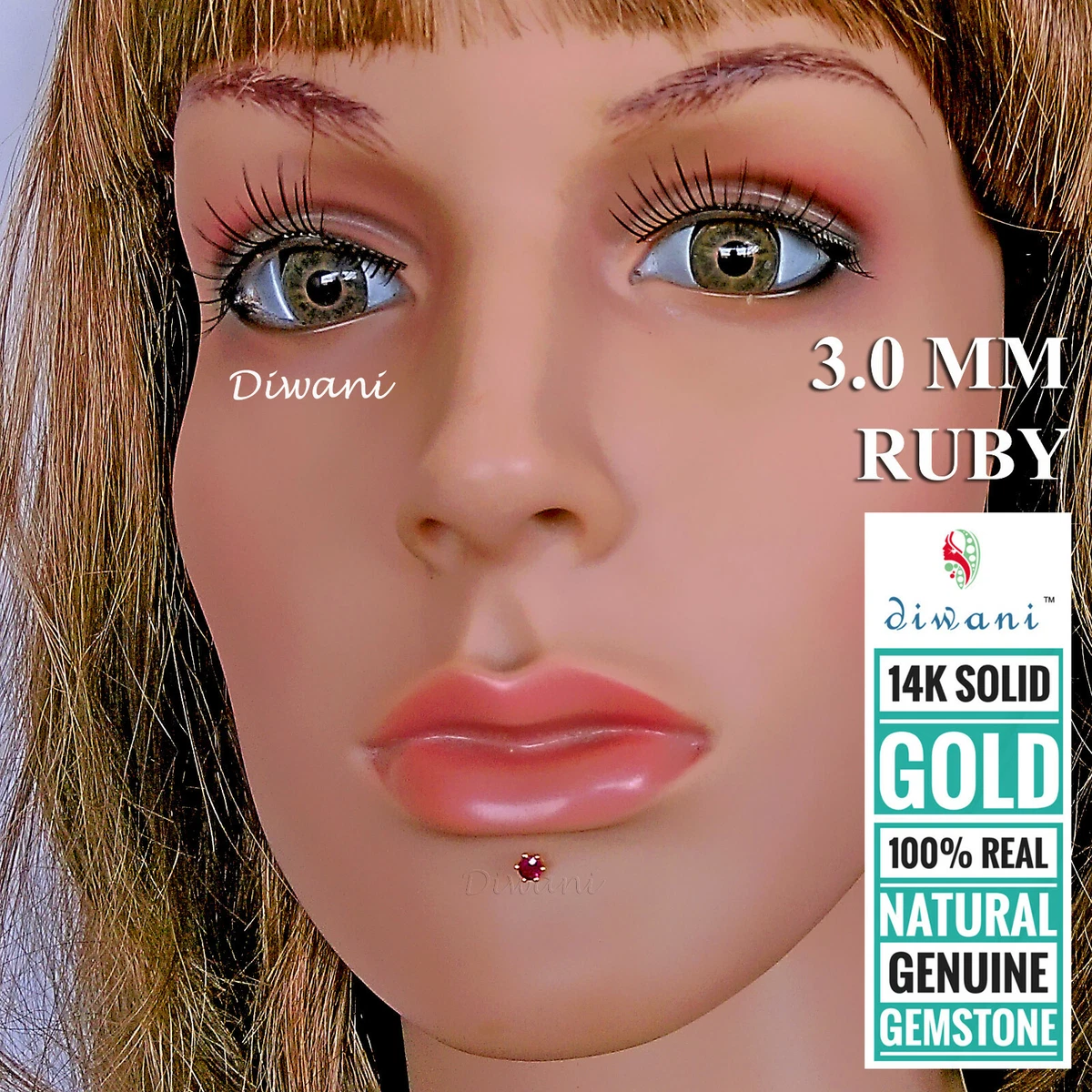 Labret and monroe piercing clearance