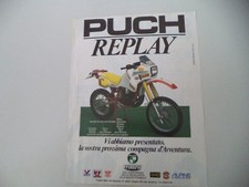 advertising Pubblicità 1986 MOTO PUCH FRIGERIO 250 REPLAY