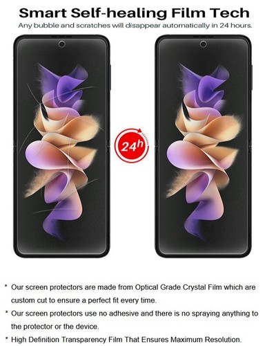 Ultra-Thin Screen Protector + Case for Samsung Galaxy Z Flip 3 5G SM-F711U - Picture 3 of 6