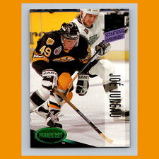 Joe Juneau #241 1993 Parkhurst Emerald Ice Boston Bruins Hockey Card NHL NM