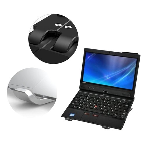 Adjustment Laptop Stand For Notebook Support Aluminium Rotating Bottom Computer - Afbeelding 7 van 10