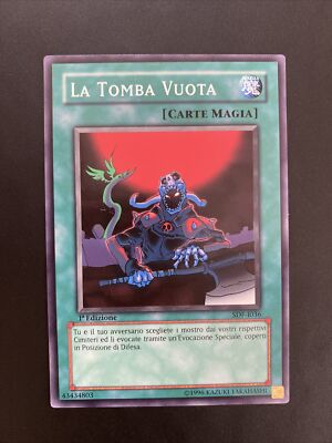 Yu-Gi-Oh La Tumba Vacía Sdf-i036 Rara ITA 1ed Ex