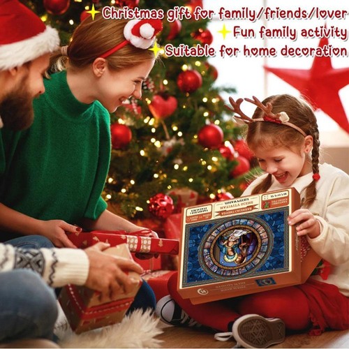 AU Nativity Advent Puzzle 24 Days Countdown To Christmas Educational Toy Logical - Picture 8 of 14