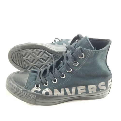 Converse Chuck Taylor All Star Hi Wordmark Herren 4 Damen 6 Schuhe schwarz 165429F - Bild 1 von 7