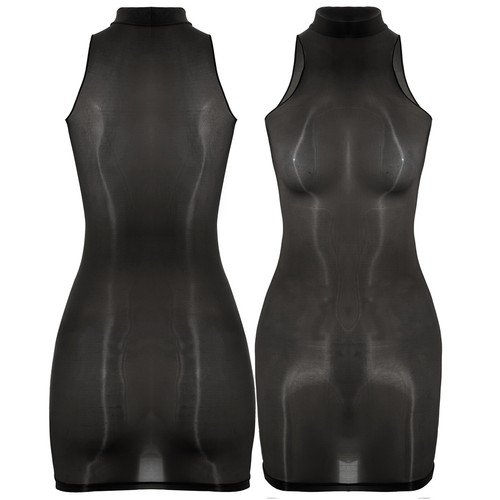Para mujeres Sexy Lencería Transparente Vestido Corto Transparente Elastizado ceñido al cuerpo Vestido de noche - Imagen 52 de 177