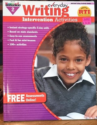 Everyday Intervention Activities for Writing Grade 2 Book Paperback RTI New