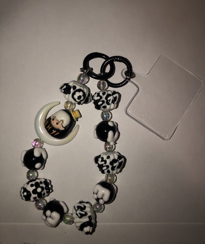 Big Hand Made Moon Boy Cellphone Chain - 第 1/2 張圖片