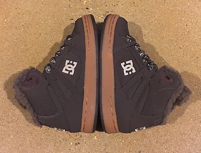 DC Rebound WNT Kids Size 3 US Youth Brown Gum BMX Skate Shoes Sneakers