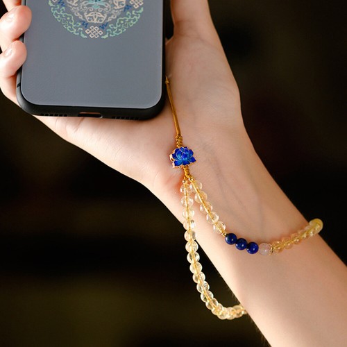 Handy-Kettenband Damen Handy-Ornament Telefon Hängende Dekoration - 第 3/12 張圖片
