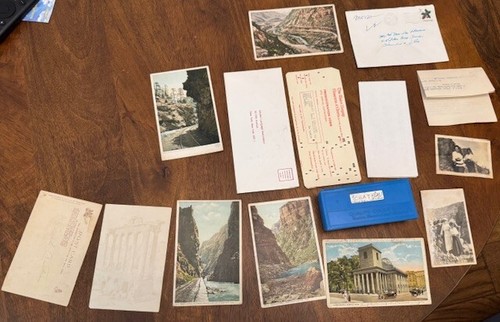 Antique Ephemera Lot George R. Havens – Postcards, Slides, Letter. A09 - 第 5/24 張圖片