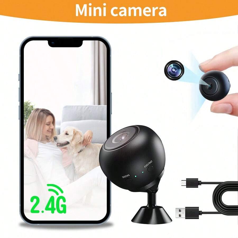 Mini 1080p HD Wireless Magnetic Security Camera with Night Vision  