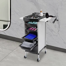 Ultimate Trolley Cart for Hair Salon Station – Space Saving Rolling Beauty Cart