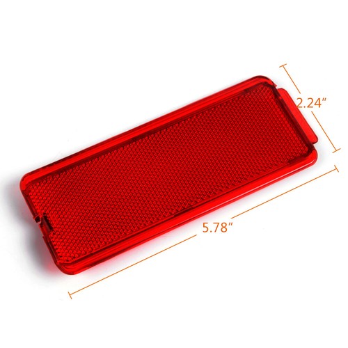 4Pcs Interior Door Reflector Red Fit For 99-07 Ford F250 F350 Super Duty - Picture 2 of 12