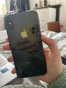 Apple iPhone X - 256 GB - Spacegrau (entsperrt) A1901 (GSM)