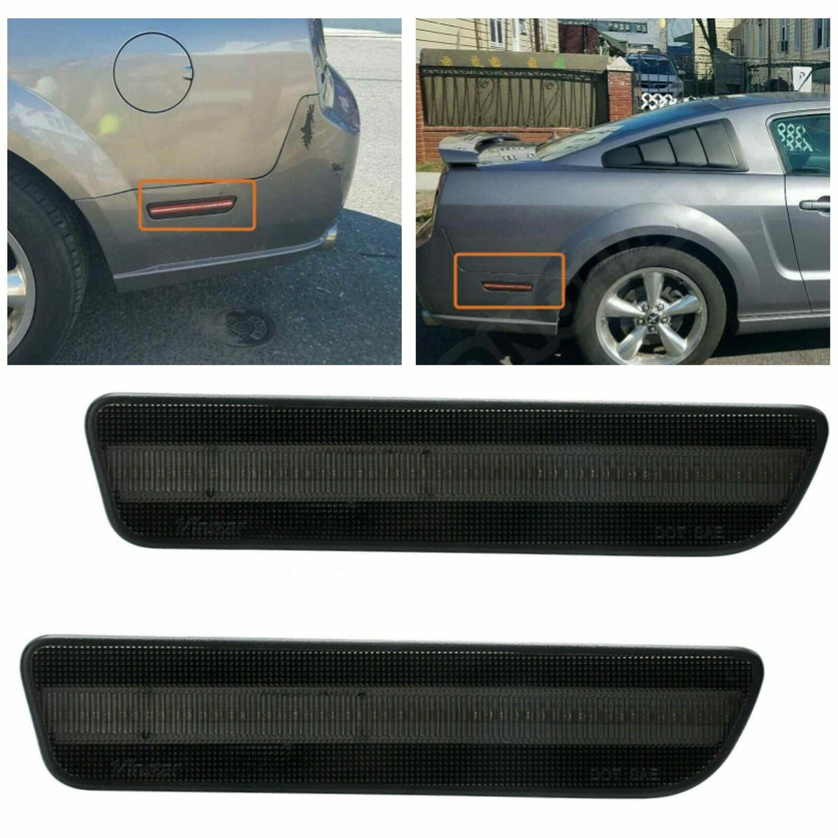 LED Rear Bumper Side Markers - RGB (MUSTANG 05-09 - Foto 13