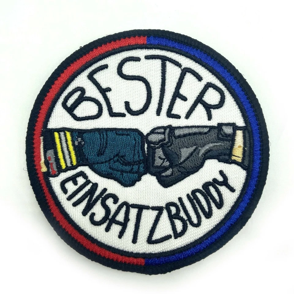 GEARBUDDIES Feuerwehr/Polizei Bester Einsatzbuddy Textil Patch
