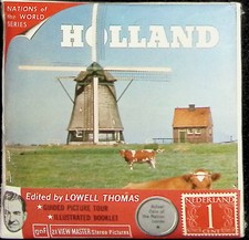 Holland 3d View-Master 3 Reel Packet with Stamp  Coin NEW SEALED