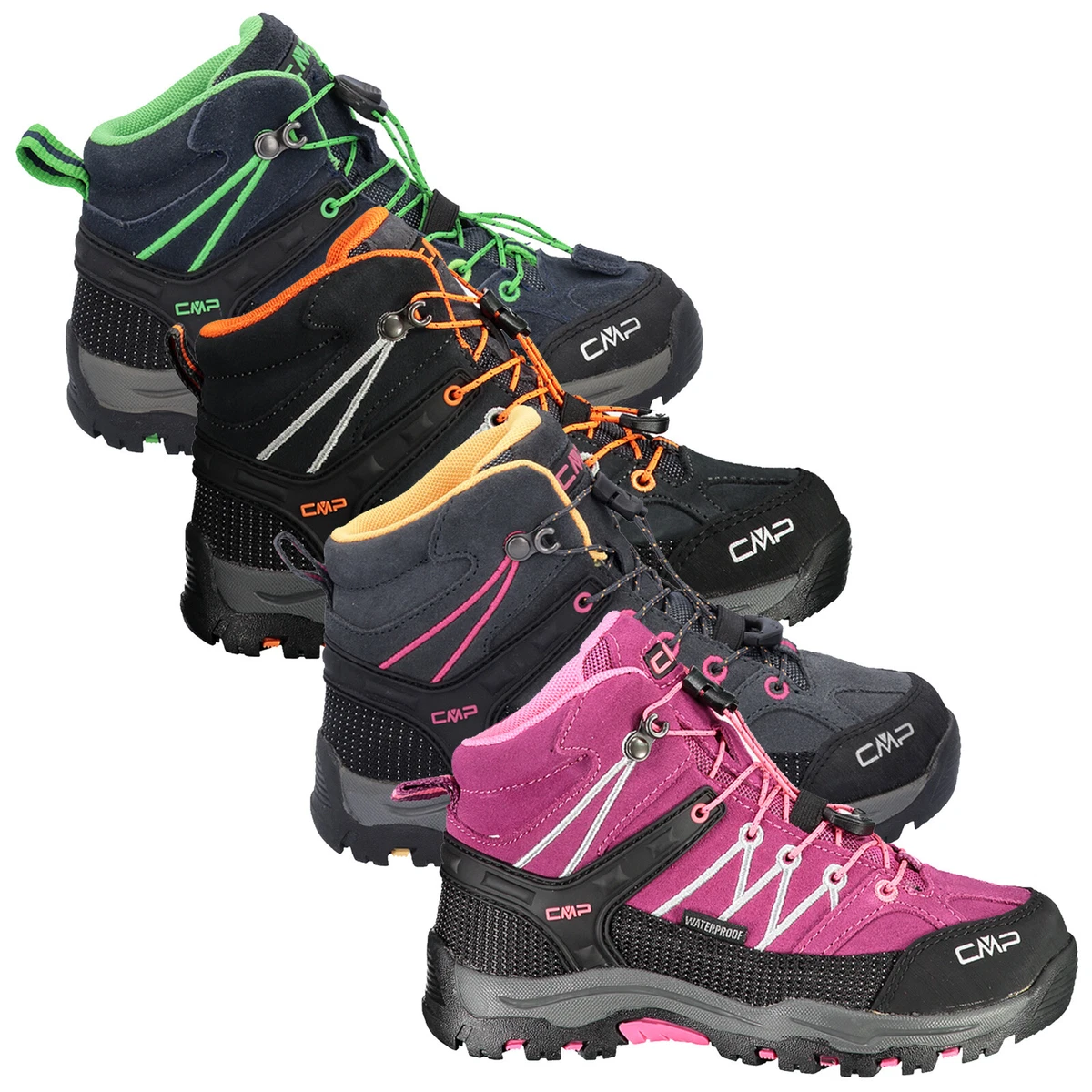 2023 CMP Sport Junior Rigel Waterproof Walking Boots Kids Boys Girls Lightweight