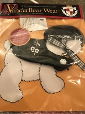 Muffy Vanderbear Doll Dog LuLu McFluff Costume Portrait in Black and White