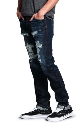 Men's Made in USA Straight Fit Denim Premium Selvedge Jeans Pants -M527SV-B1D7 - Picture 26 of 40
