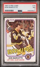 1981 O-PEE-CHEE 14 DON MARCOTTE PSA 7