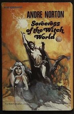 Sorceress of the Witch World — Andre Norton — 1st pb — Jeff Jones cvr —NF