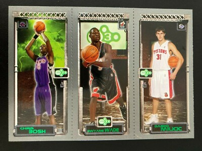 2003-04 Topps Rookie Matrix RC 112-115-114 Milicic , Chris Bosh , Dwyane Wade