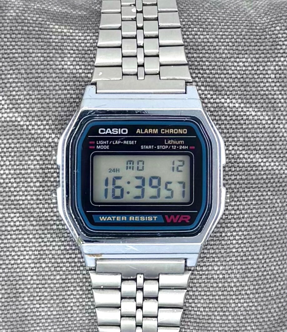 Casio A-158W Digital Alarm/Chronograph Men's Watch 33mm