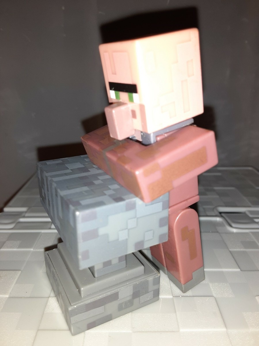Minecraft Blacksmith Villager Action Figure Figure Anvil Complete