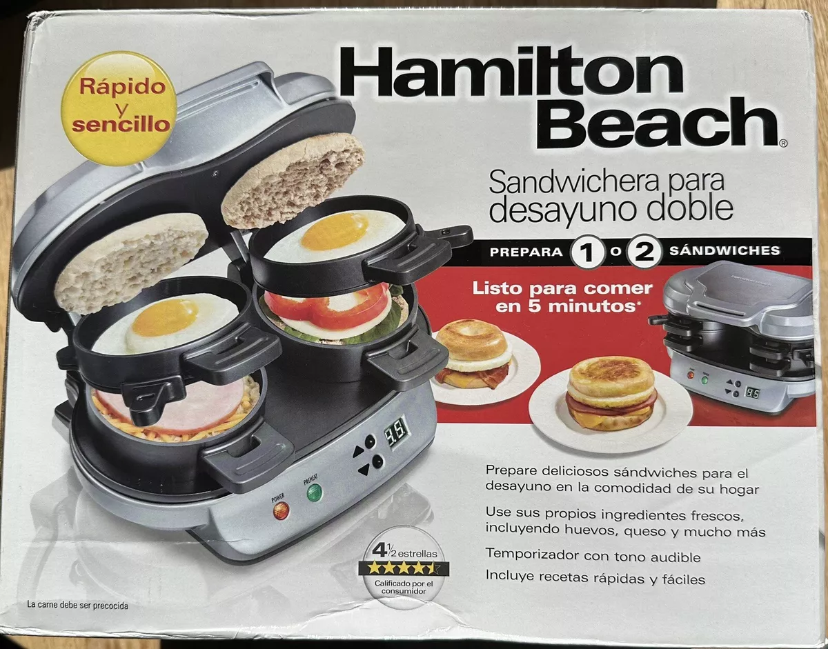 Hamilton Beach Dual Breakfast Sandwich Maker - Brand New in Sealed