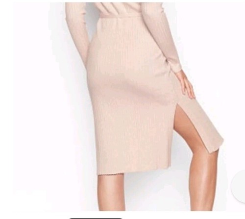 Victoria's Secret Light Pink Long Open-Front Cardigan Sweater Dress Size XL NWT - Picture 5 of 9