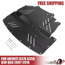 For Infiniti G37 G35X 2007-2016 Aluminum Engine Splash Shield Under Cover Guard