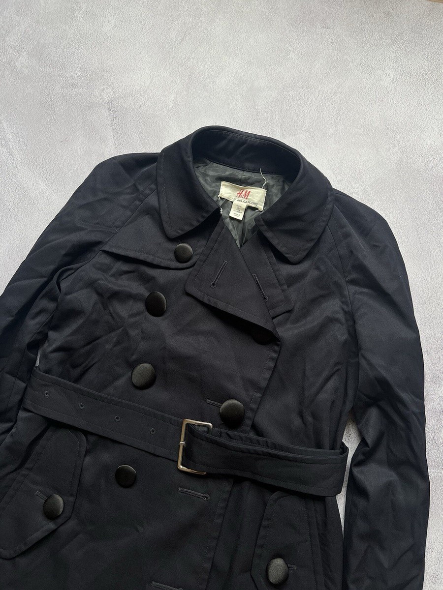 Comme des Garcons CDG x H&M Trench Coat Women's Size: XS | eBay