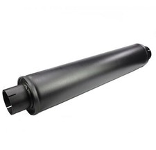 Universal Stahl Schalldämpfer / Sportauspuff, Simons - "Turbex" 76 mm