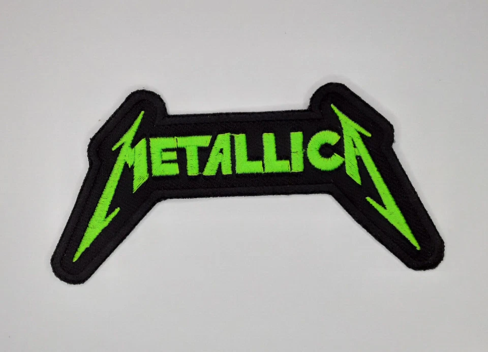 Metallica Patch Neon Green Iron-on Embroidered High-Quality Thrash Metal Slayer - Image 2 of 4