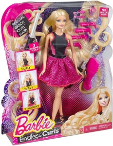 barbie endless curls doll