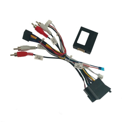 For Fiat Doblo 500L Stereo Audio Power Cable Plug Harness with Canbus Box 16Pin