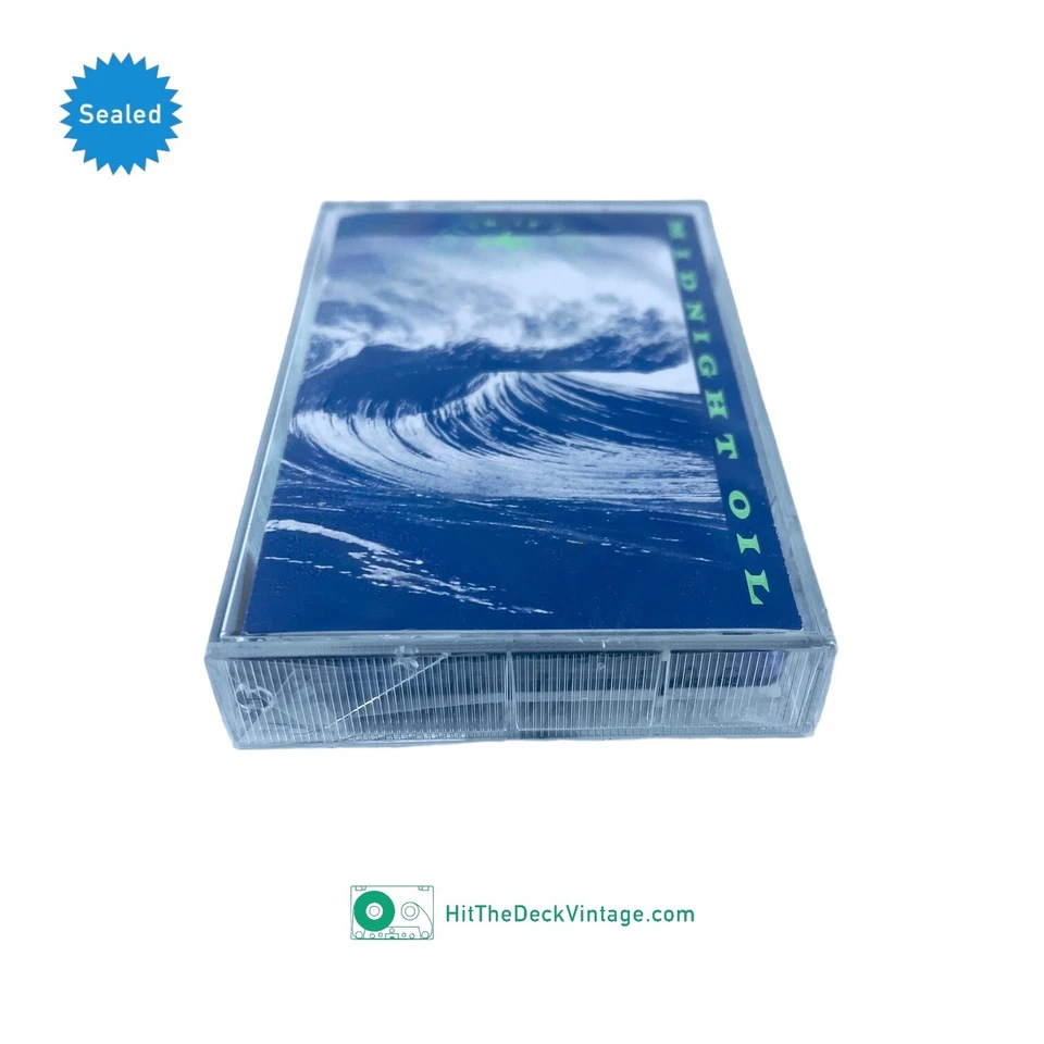Midnight Oil - Scream In Blue Live Cassette Tape (1992) US 1st Alt Rock SEALED - Image 4 of 4