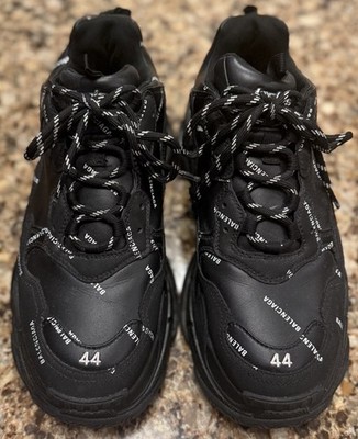 Balenciaga Triple S All Over Logo Sneaker US11/EU44 Authentic Ships Same Day