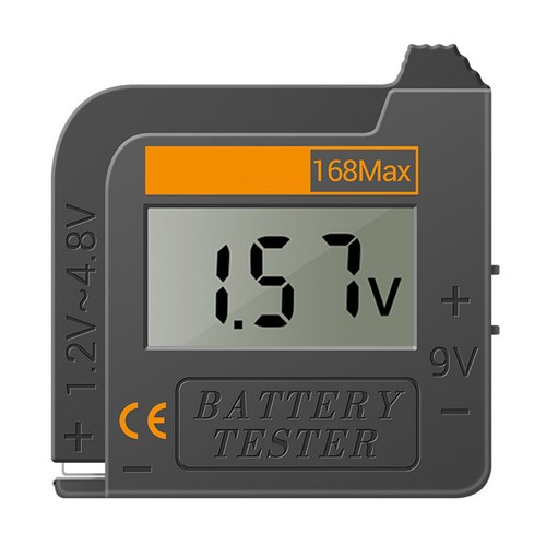 Comprobador de batería digital para todas las baterías C Aa Aaa D N 9V 6F22 y 1,5V Reino Unido - Imagen 7 de 8