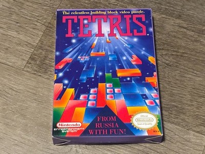Tetris Nintendo Nes *Box Only* No Game Authentic Very Good Shape