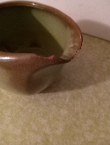 Frankoma Pottery Prairie Green Plainsman Creamer 5A 6” X 3.5” X 3.5” MCM chipped - Picture 2 of 10