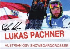 Lukas PACHNER - Austria, 6. Miejsce Mistrzostw Świata 2017 Snowboard, oryginalny autograf!