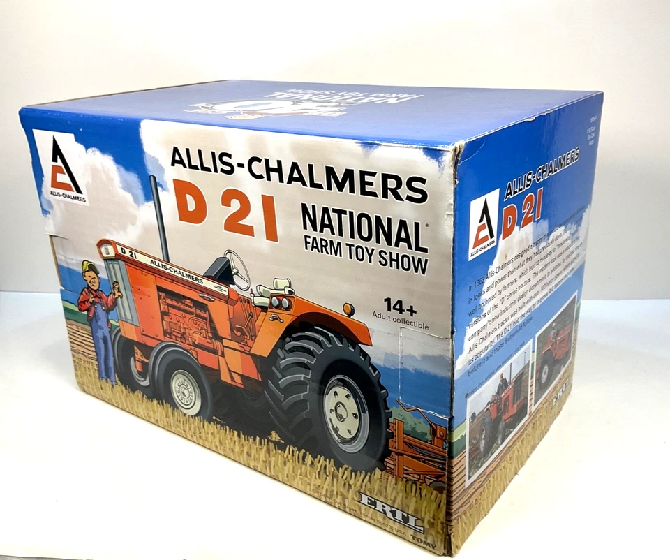 Allis Chalmers D21 Farm Tractor National Farm Show 2017 Model Ertl 1/16th Scale - Image 4 of 4
