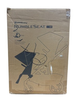 Uppababy RumbleSeat V3 Jake Charcoal For Vista Stroller - New Adapter Inc