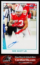 2021 Leaf Memories 1990 Base Autographs Spectrum Platinum Gee Scott Jr. #/50