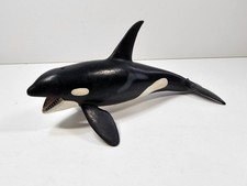 Schleich Opened Mouth Orca Killer Whale Marine Life Animal Toy Figure Retired